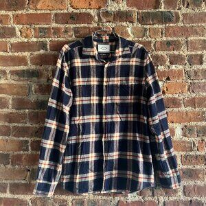 Plaid button-up long sleeve flannel by Portuguese Flannel